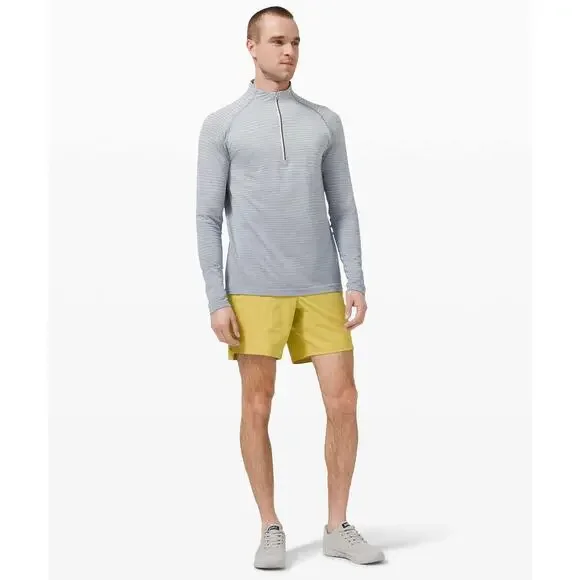 Lululemon Metal Vent Tech 1/2 Zip‎ Sweatshirt Wave Fade Chambray Size XL - Picture 4 of 11